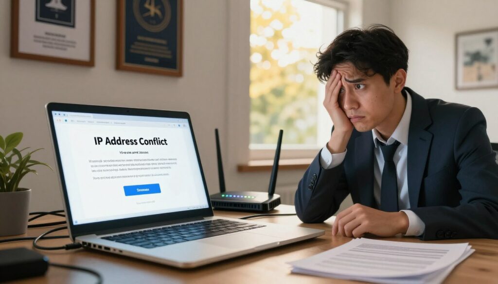 ip address conflict wifi