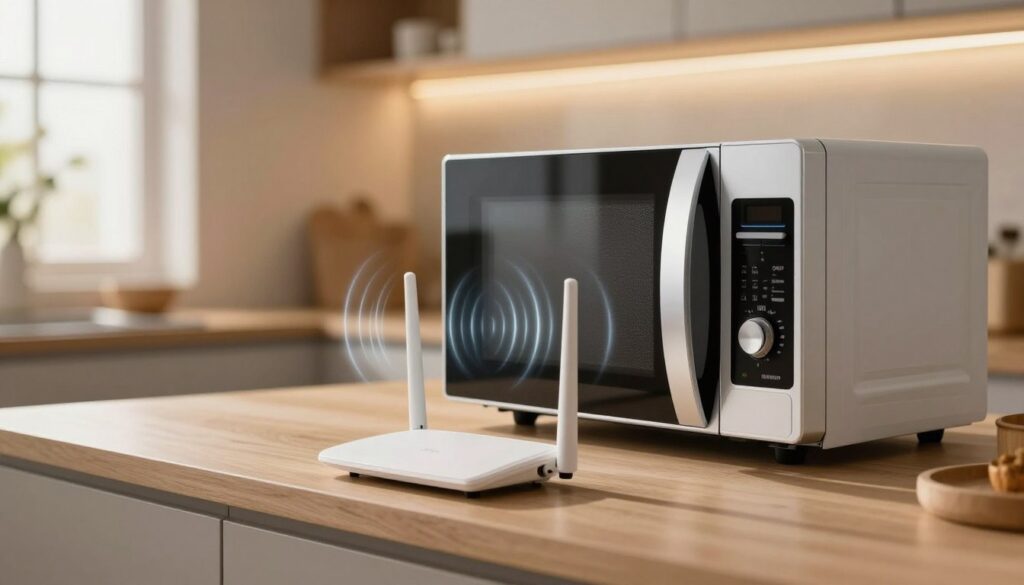 microwave affects wifi