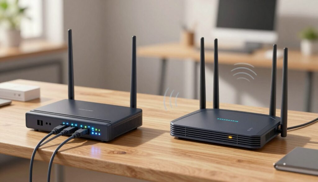 modem vs router wifi