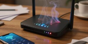 router overheating wifi drops