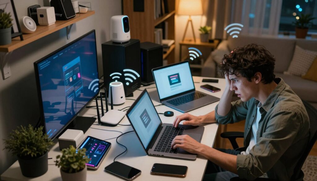 too many devices wifi slow