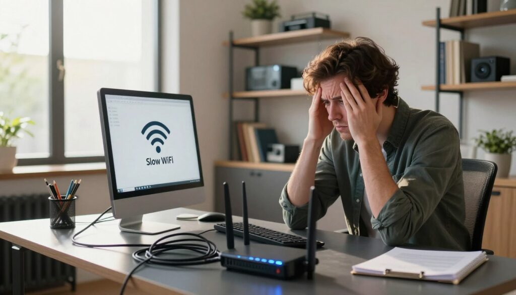why is my wifi slow