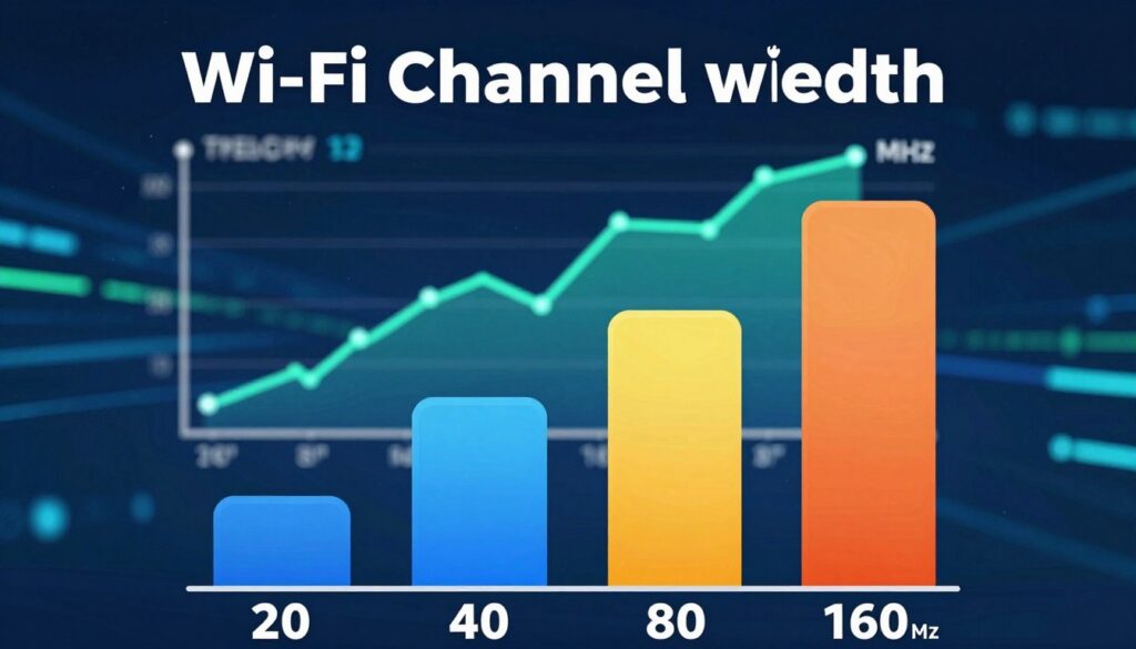 wifi channel width 20 40 80