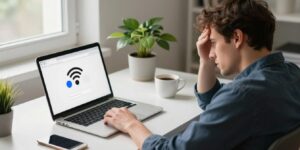 wifi shows full bars but slow