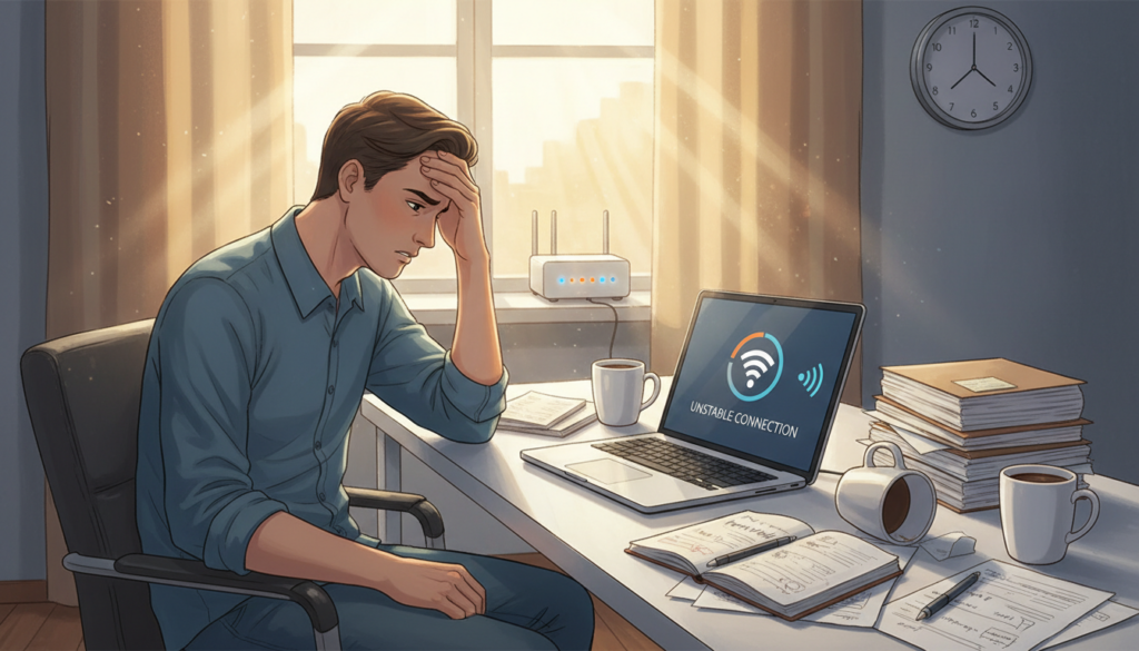 wifi speed drops randomly