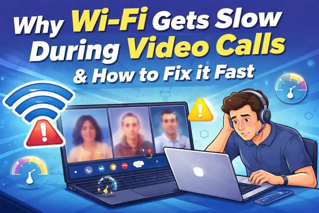 Why Wi-Fi Gets Slow During Video Calls and How to Fix It Fast