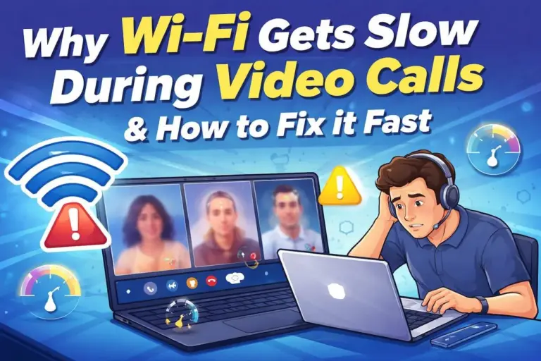 Why Wi-Fi Gets Slow During Video Calls and How to Fix It Fast