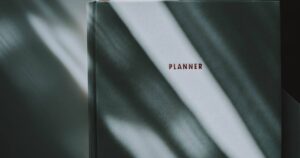 closed Planner book