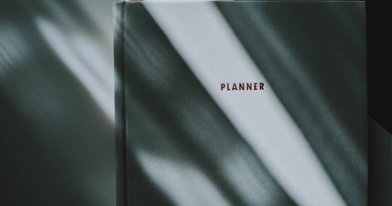 closed Planner book